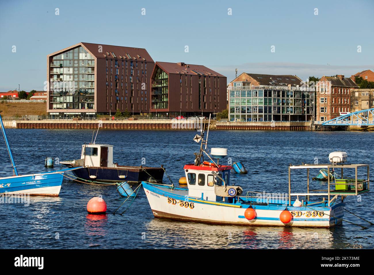 Smokehouses Urban Splash appartamenti Smith’s Dock North Shields Foto Stock