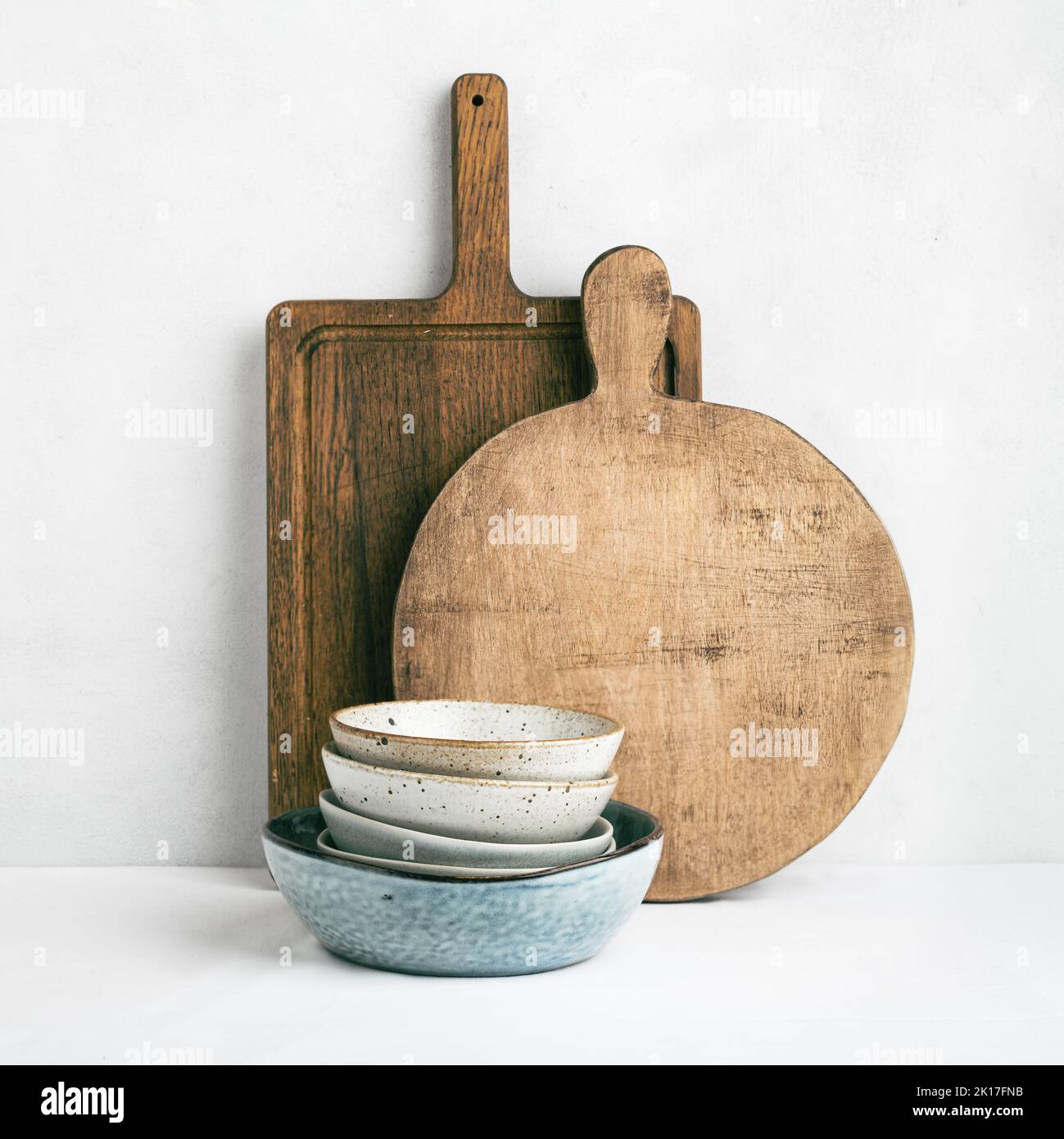 Utensili da cucina sfondo Foto Stock