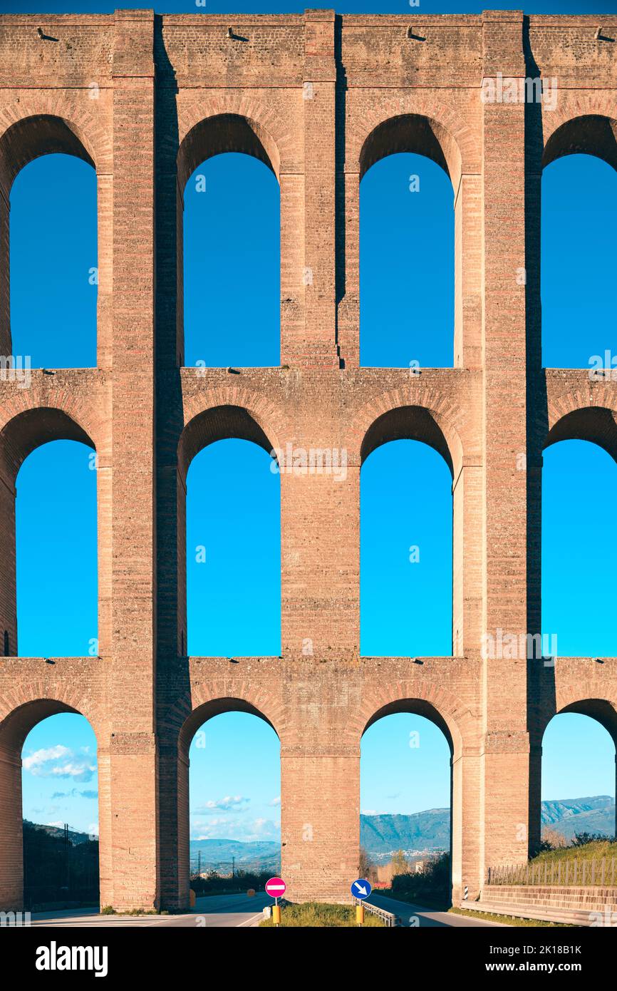 Acquedotto romano di Caroline, Caserta, Italia Foto Stock