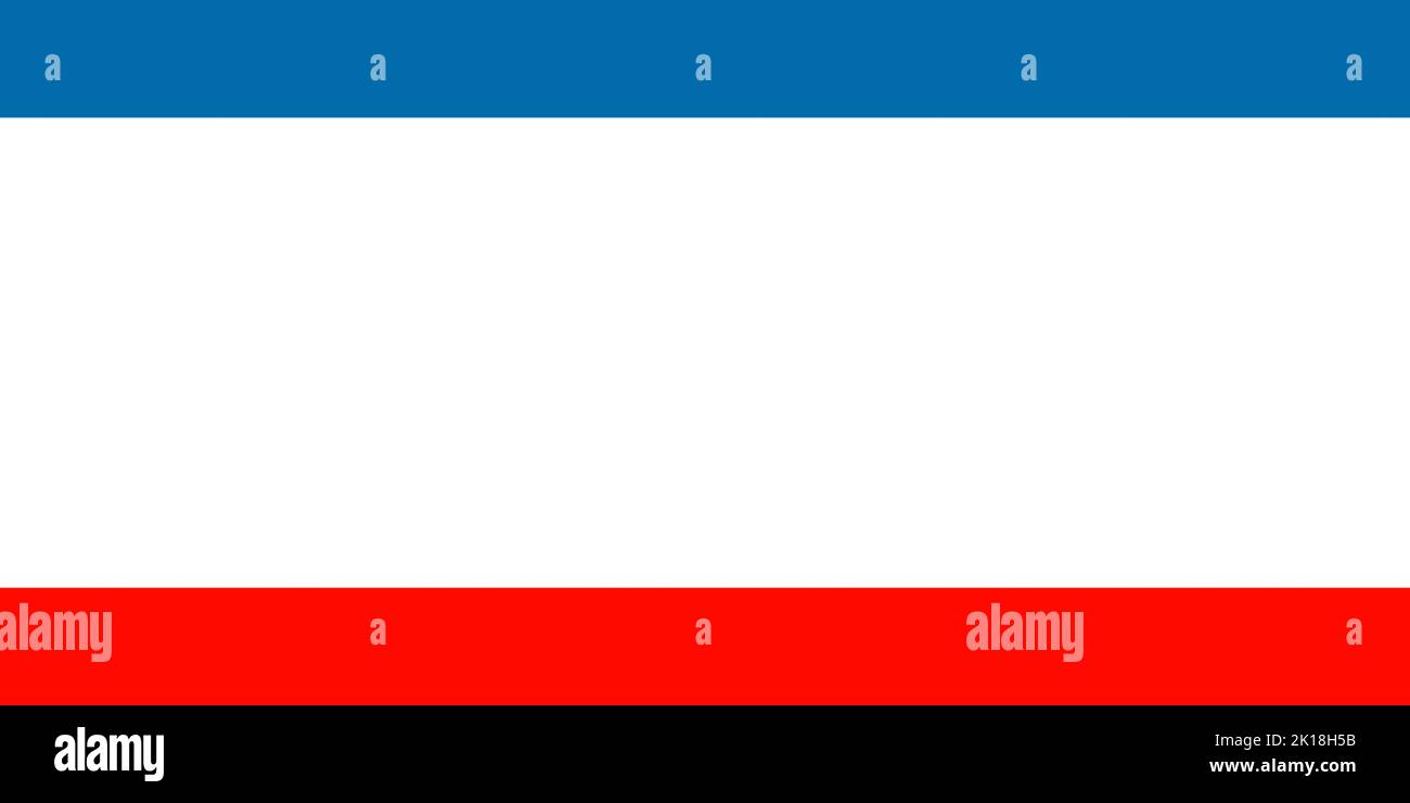 Bandiera della Regione Autonoma di Crimea - Ucraina. Foto Stock