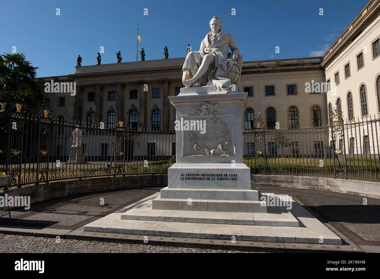 Università Humboldt di Berlino (HU Berlino). Fondata da Federico Guglielmo III su iniziativa di Wilhelm von Humboldt, Johann Gottlieb Fichte e. Foto Stock