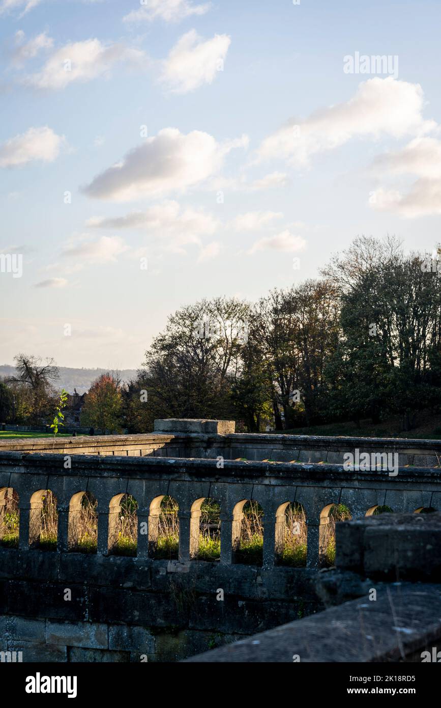 Terrazze italiane trascurate, Crystal Palace Park, Londra, Inghilterra, Regno Unito Foto Stock