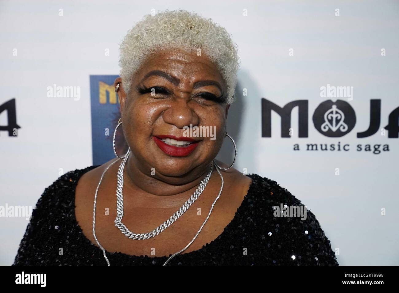 14 settembre 2022: Comico-attore - LUENELLE CAMPBELL sul tappeto rosso a MOJA, una saga musicale esperienza e concerto, terrazza sul tetto, il Museo Grammy, Los Angeles, California, USA, 13 settembre 2022. Ospitata da Darius McCrary e Carl Gustafson con apparizioni e performance di Michael Nixon, Weedie Braimah, ballerini africani, Josh McCrary, Josh Kagler, Bobby Rush, Billy Branch, Litza, Sarah Reich, Indira Khan, Traccie Lee, Shelea e i cantanti McCrary. Immagine di credito cr Scott Mitchell/ZUMA Press (immagine di credito: © Scott Mitchell/ZUMA Press Wire) Foto Stock