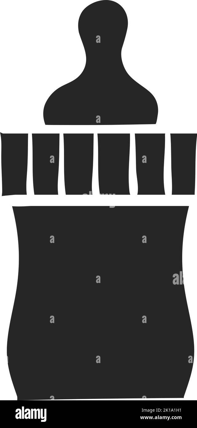 Illustrazione vettoriale di bottiglie di latte disegnate a mano Illustrazione Vettoriale
