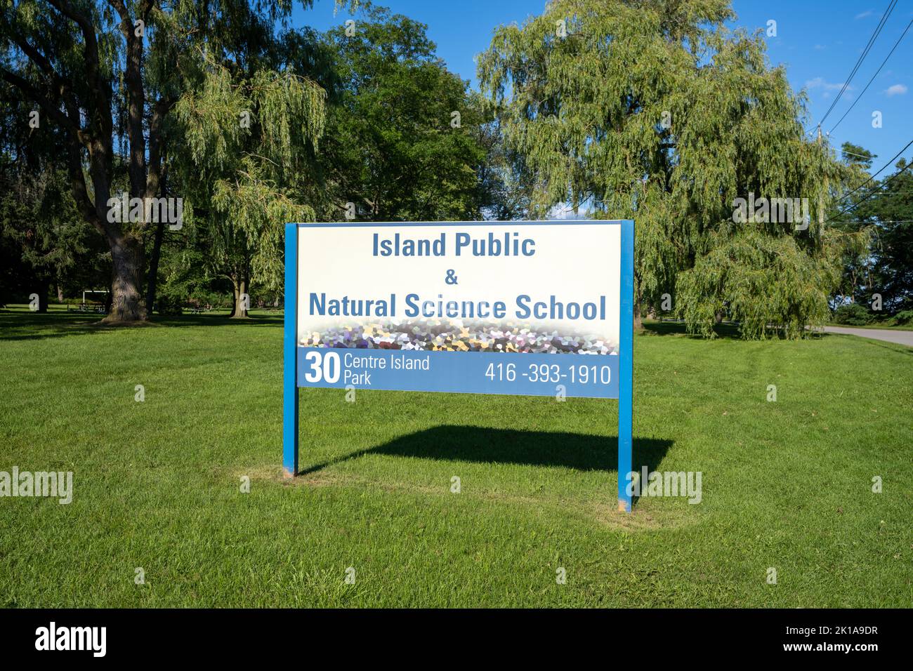 Toronto, Ontario, Canada - 30 2021 luglio: Toronto Islands Island Public and Natural Science School. Foto Stock