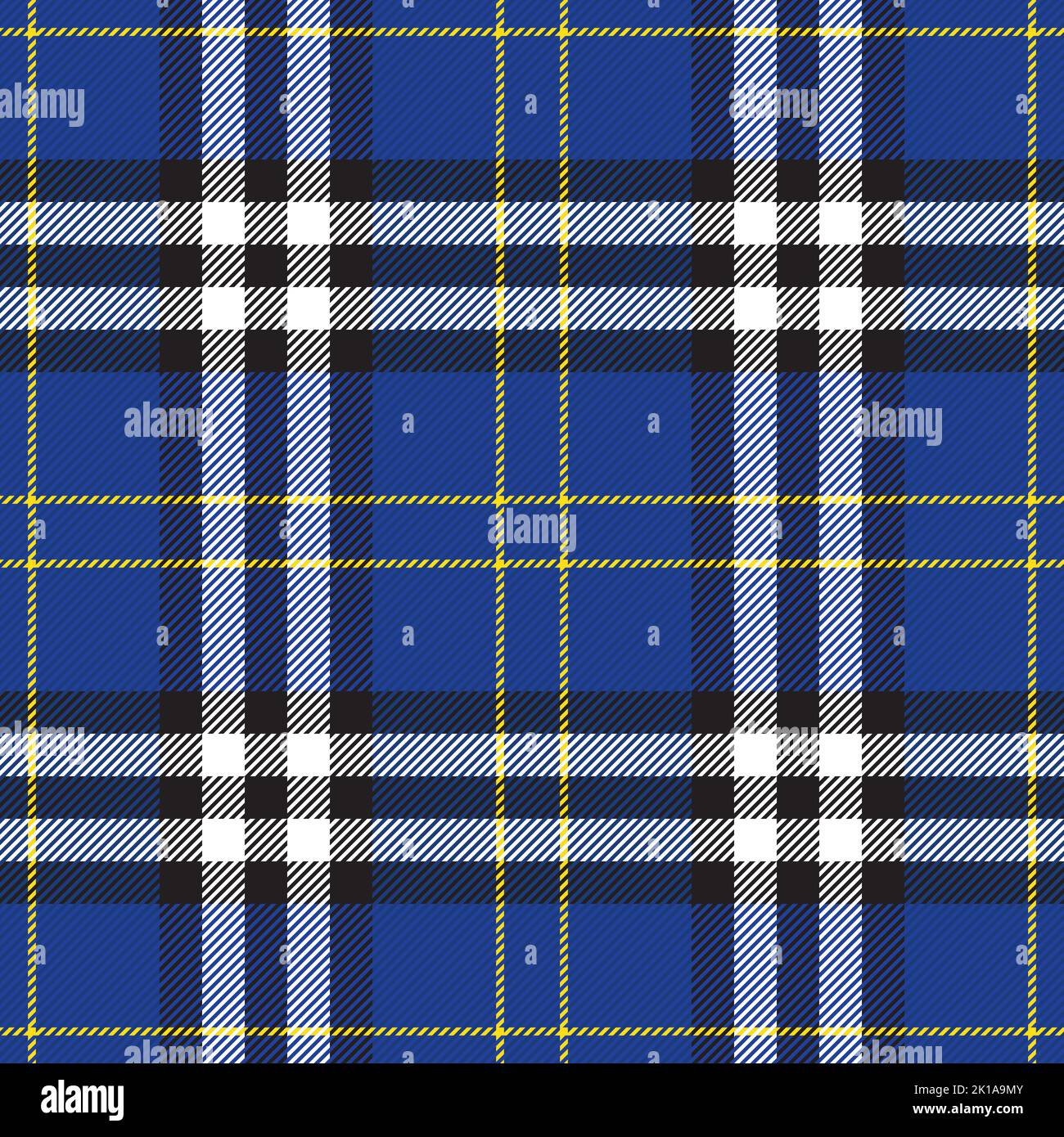 Tradizionale ornamento scozzese in plaid a scacchi. Motivo scozzese vintage senza cuciture. Illustrazione vettoriale a strisce con intersezione geometrica colorata. Illustrazione Vettoriale