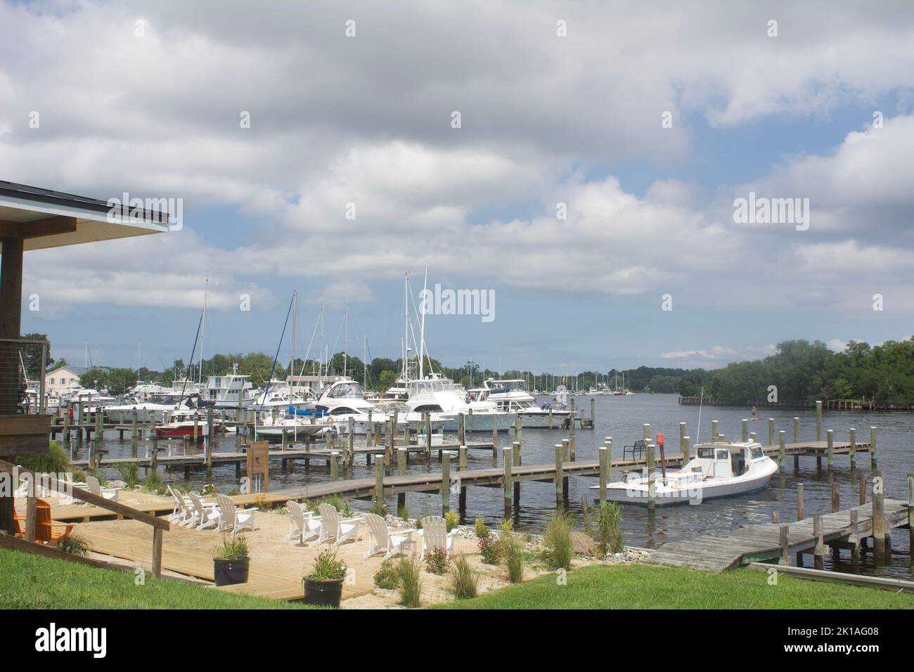 Solomon's Island, Maryland USA Foto Stock
