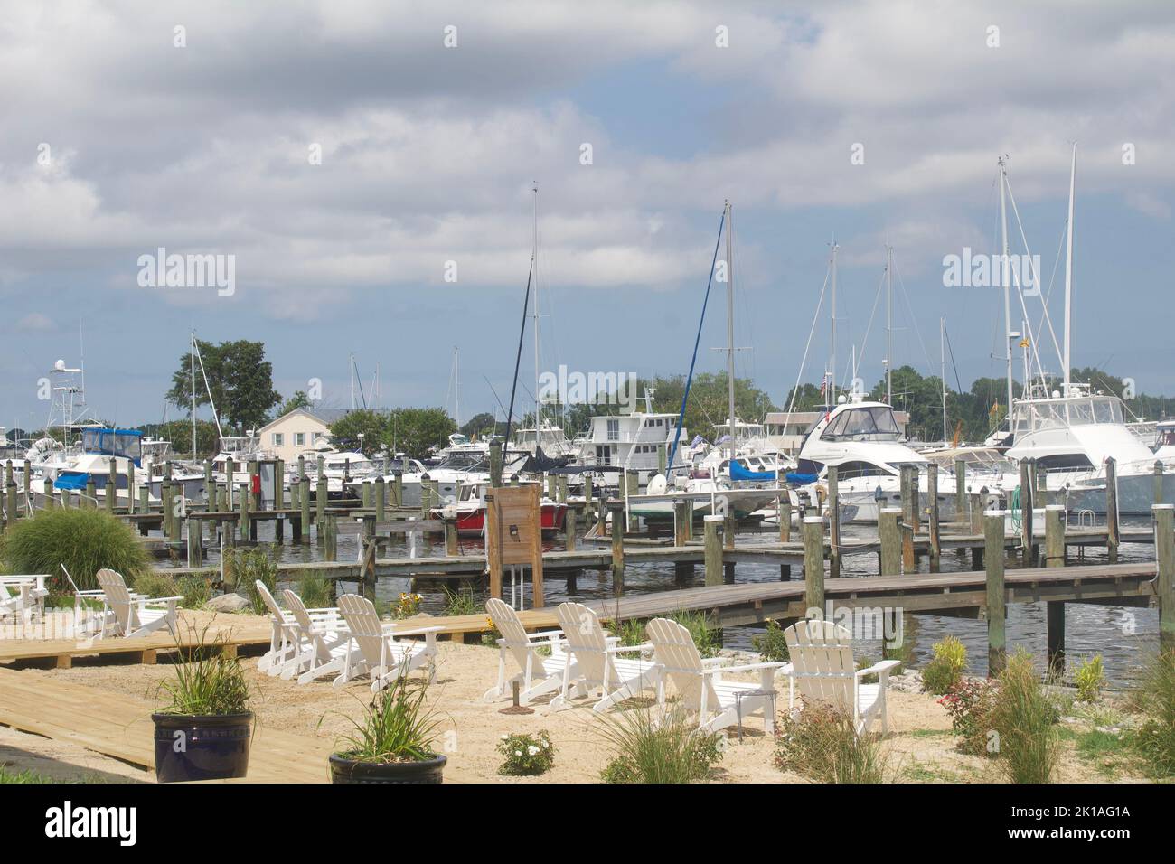 Solomon's Island, Maryland USA Foto Stock
