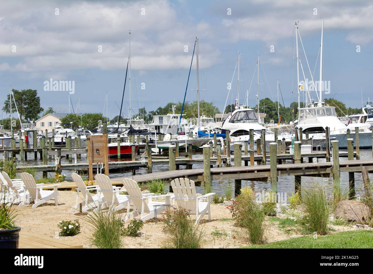 Solomon's Island, Maryland USA Foto Stock