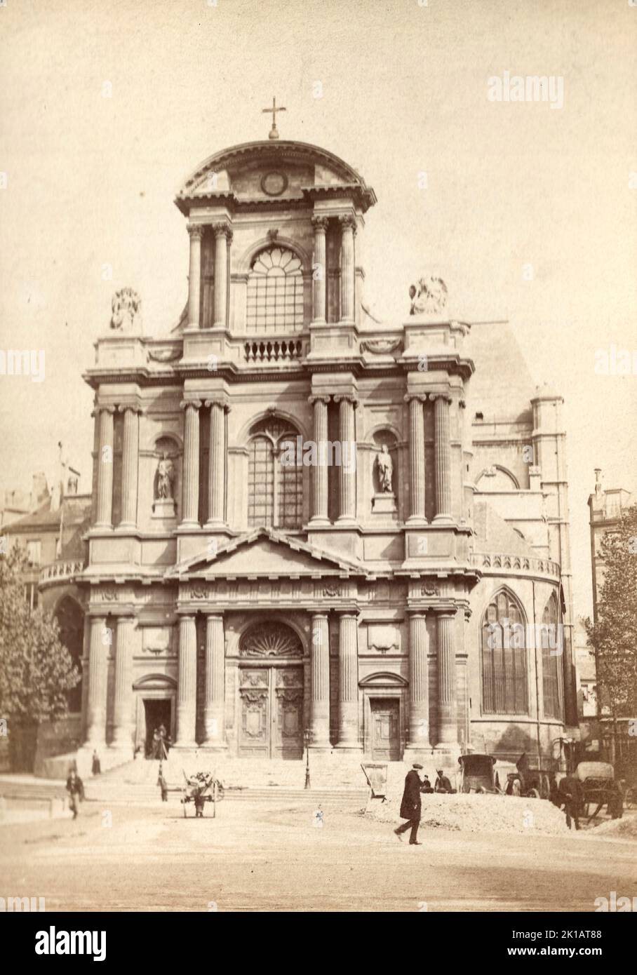 Saint-Gervais-Saint-Protais, chiesa parrocchiale cattolica romana di Parigi, Francia Foto Stock