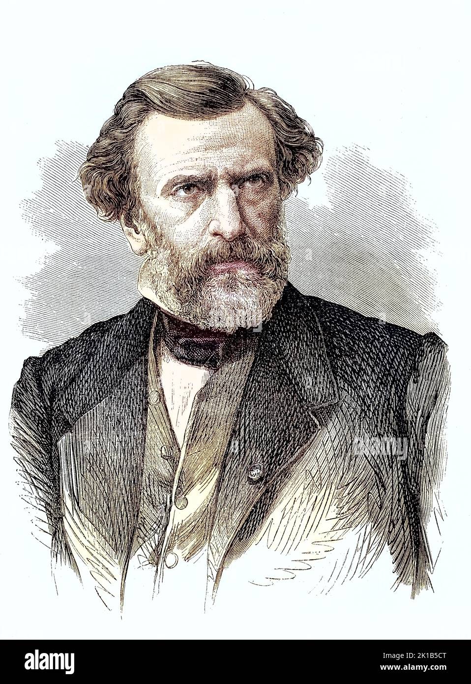 Charles Louis Ambroise Thomas (5. Agosto 1811 fino al 12. Center charles Louis Ambroise Thomas (Französischer, 5 agosto 1811 19 – 1896 12 febbraio 1896) è stato un . Jahrhundert, genaues Originalatum nicht bekannt / riproduzione storica, digitale migliorata di un originale del 19th ° secolo Foto Stock