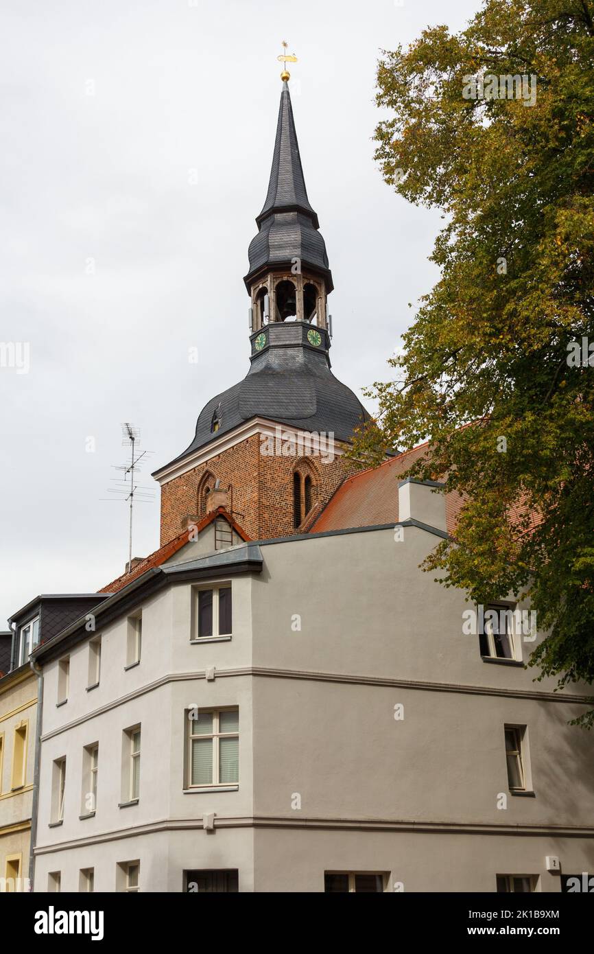 Nauen, una città di Brandeburgo in Germania Foto Stock