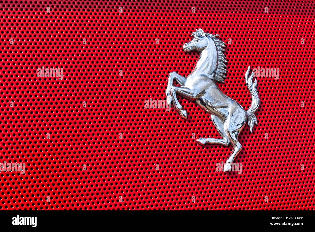 Ferrari Cavallino Rampante Foto Stock