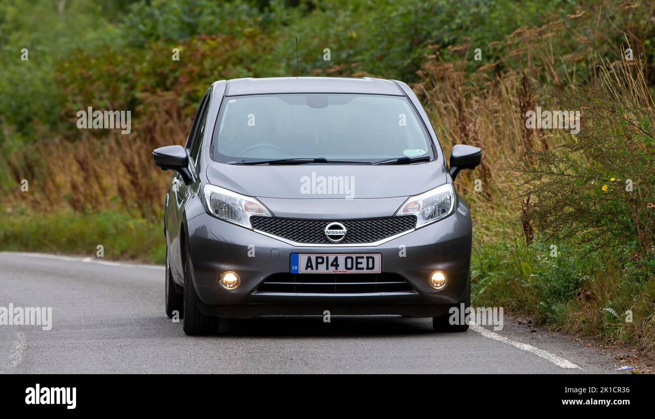 2014 1198 cc grigio Nissan Nota Foto Stock