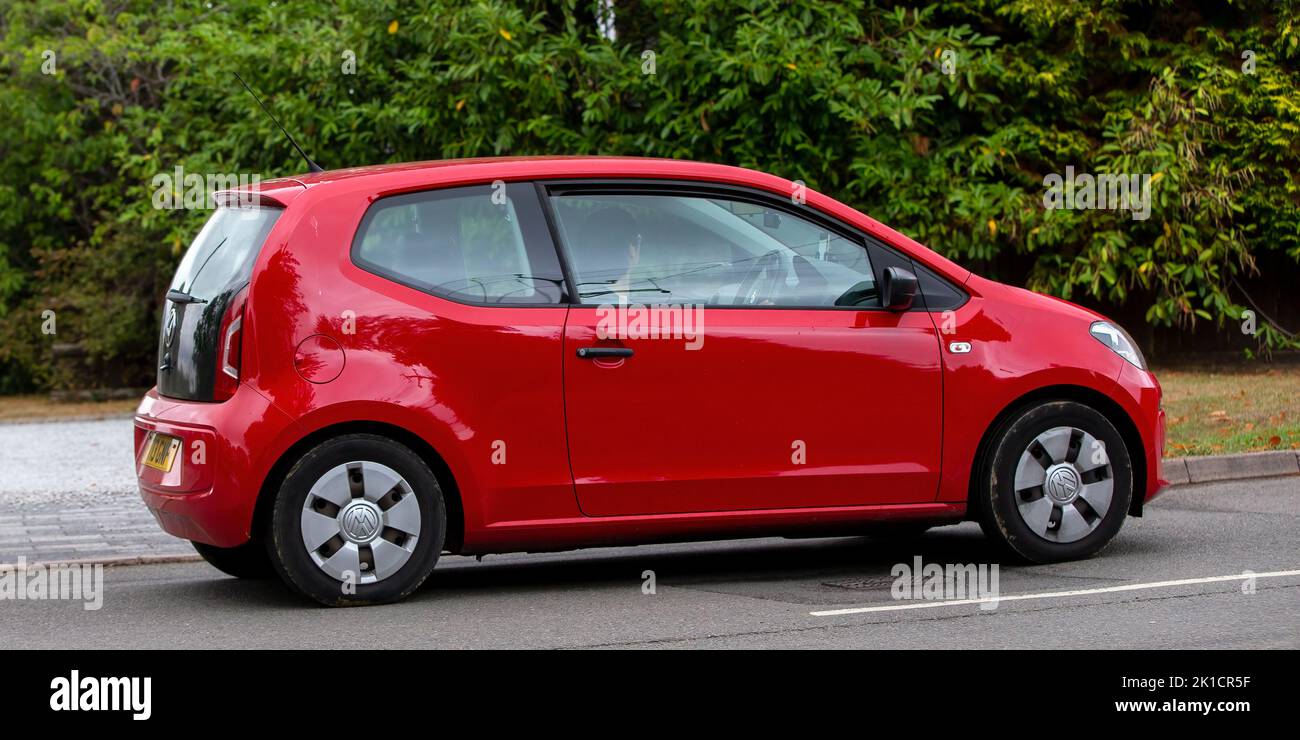 2013 999cc rosso Volkswagen Up Foto Stock