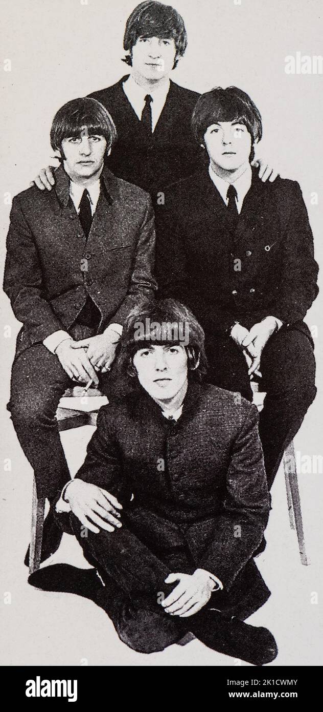 EMI CD Disc Booklet - The Beatles - Past Masters Volume One. Foto Stock