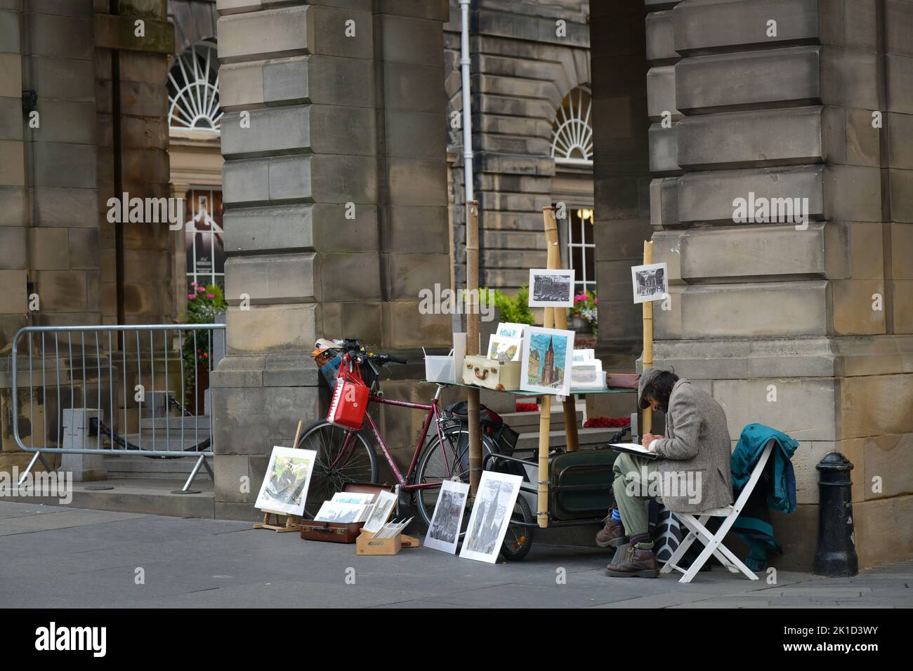 Edimburgo Scozia, Regno Unito 16 settembre 2022. Opinioni generali sul Royal Mile. Credit sst/alamy live news Foto Stock