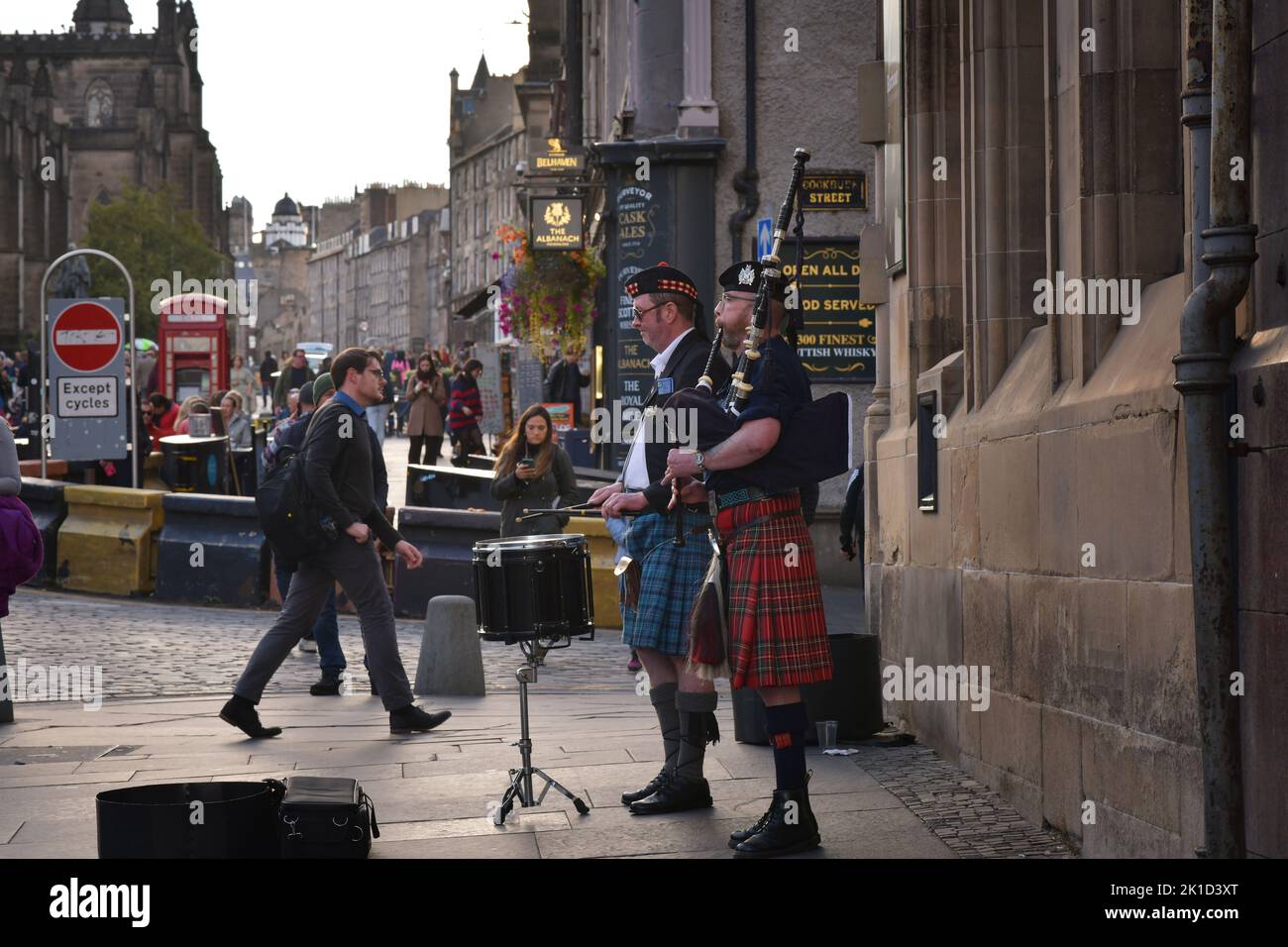 Edimburgo Scozia, Regno Unito 16 settembre 2022. Opinioni generali sul Royal Mile. Credit sst/alamy live news Foto Stock
