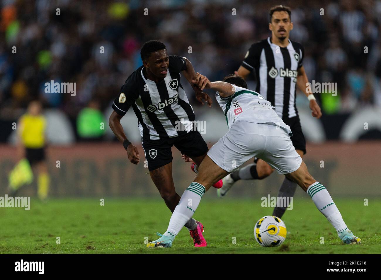 JEFFINHO di Botafogo durante la partita tra Botafogo e Coritiba come parte di Brasileirao Serie A 2022 allo stadio Nilton Santos il 17 settembre 2022 a Rio de Janeiro, Brasile. Foto Stock