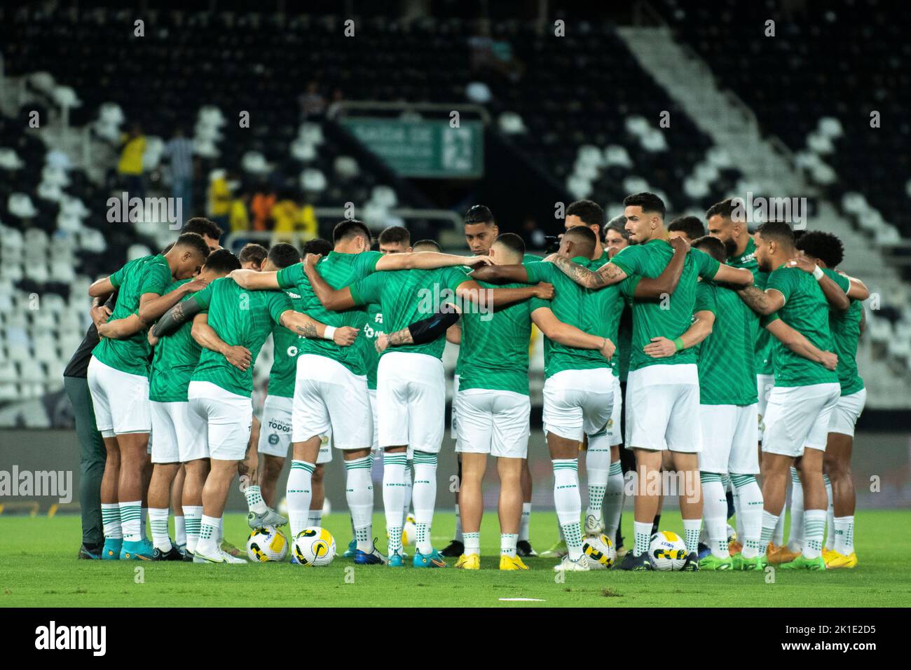 Rio, Brasile - 17 settembre 2022: La squadra di Coritiba in partita tra Botafogo vs Coritiba dal 17° round del Campionato brasiliano allo stadio Nilton Santos Foto Stock