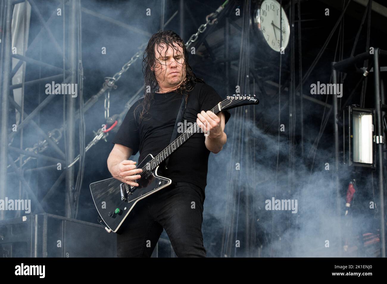 AIRBOURNE HELLFEST Festival, Clisson, FRANCIA , 20/06/2015 Florent 'MrCrash' B. Foto Stock