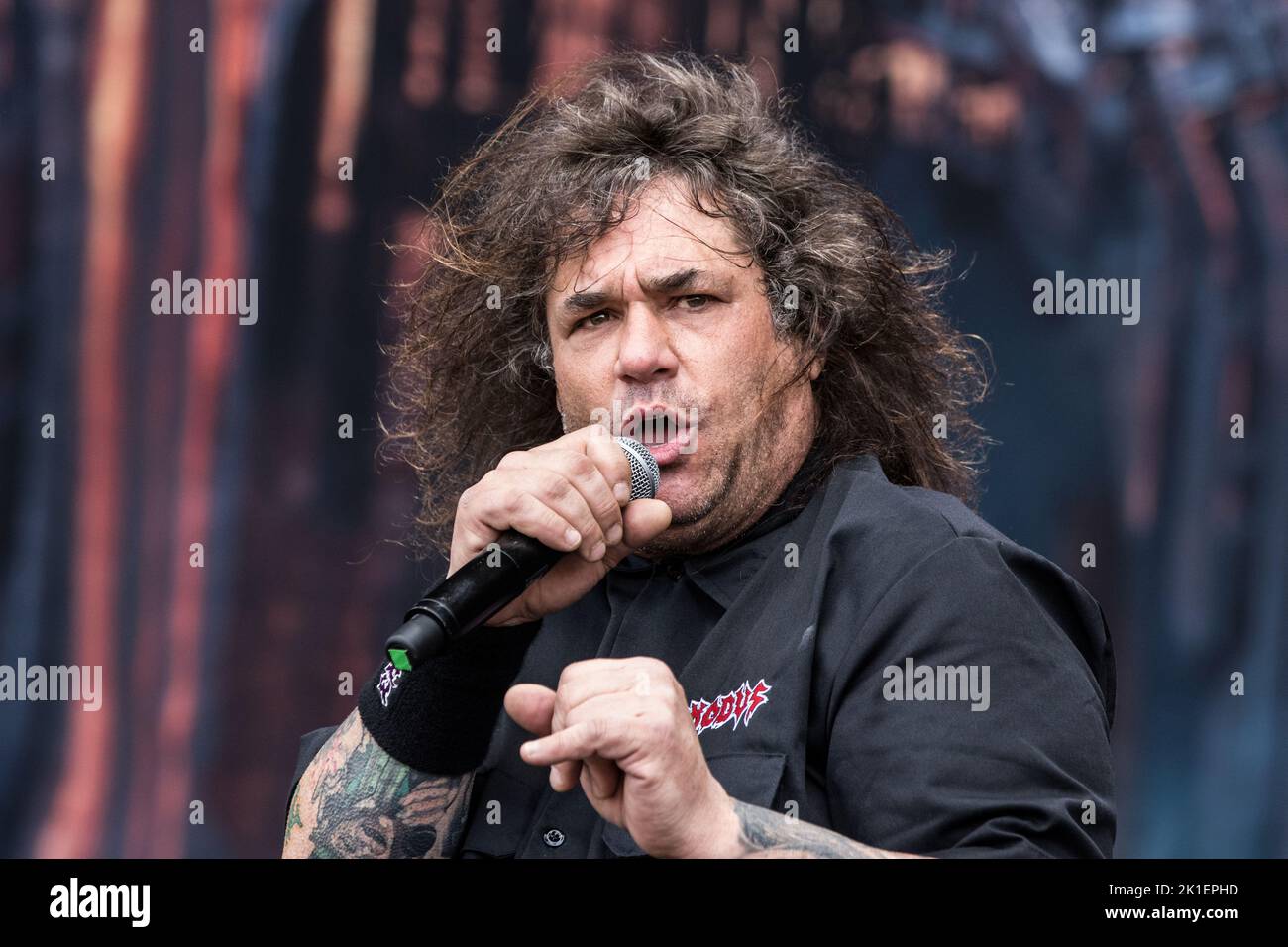 EXODUS HELLFEST Festival, Clisson, FRANCIA , 21/06/2015 Florent 'MrCrash' B. Foto Stock