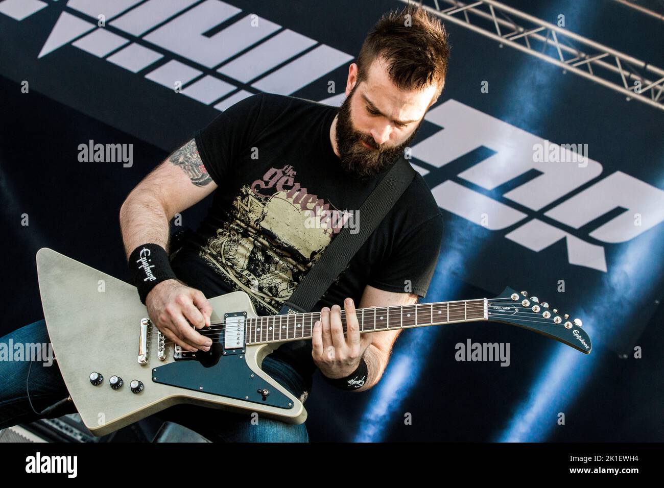 ANNIHILATOR HELLFEST Festival, Clisson, FRANCIA , 22/06/2014 Florent 'MrCrash' B. Foto Stock