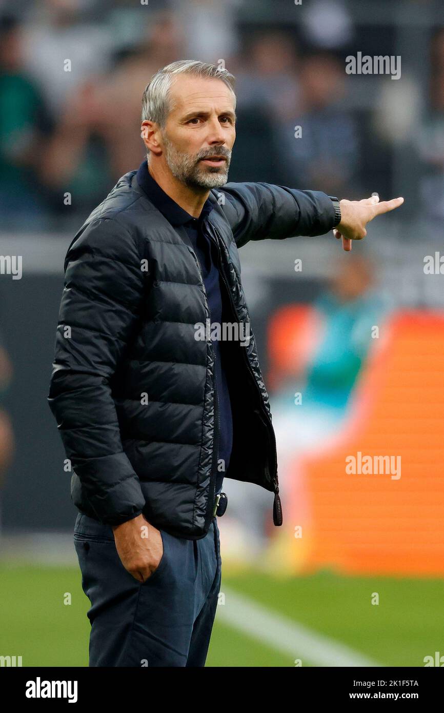 Moenchengladbach, Deutschland, Germania 1. Fussball Bundesliga, 7. Spieltag, Matchday 7 Borussia Moenchengladbach : Rasenballsport Leipzig 3-0 17. 09. Foto Stock