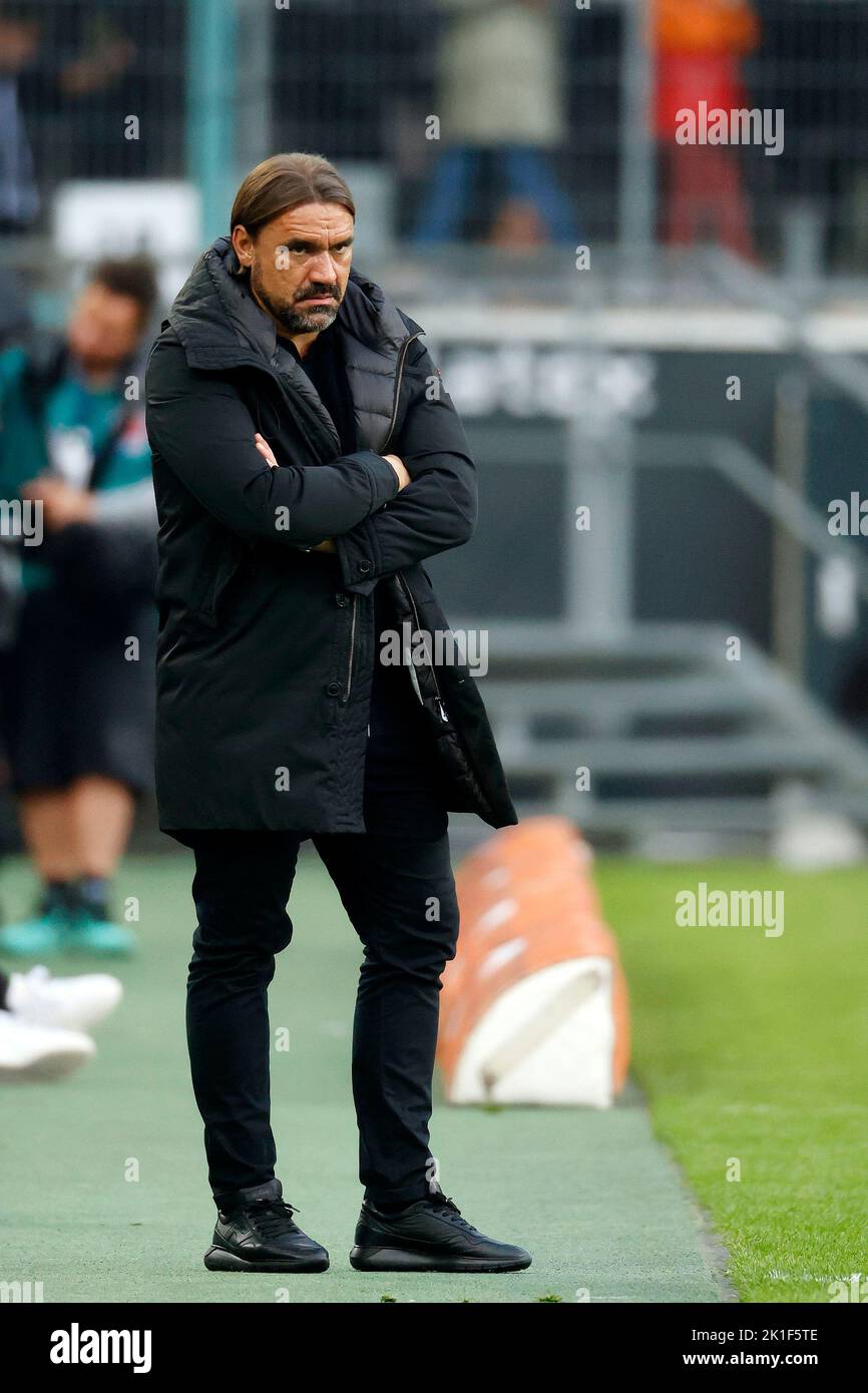 Moenchengladbach, Deutschland, Germania 1. Fussball Bundesliga, 7. Spieltag, Matchday 7 Borussia Moenchengladbach : Rasenballsport Leipzig 3-0 17. 09. Foto Stock