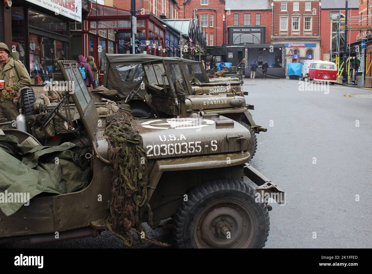 1940s festival Colwyn Bay Foto Stock