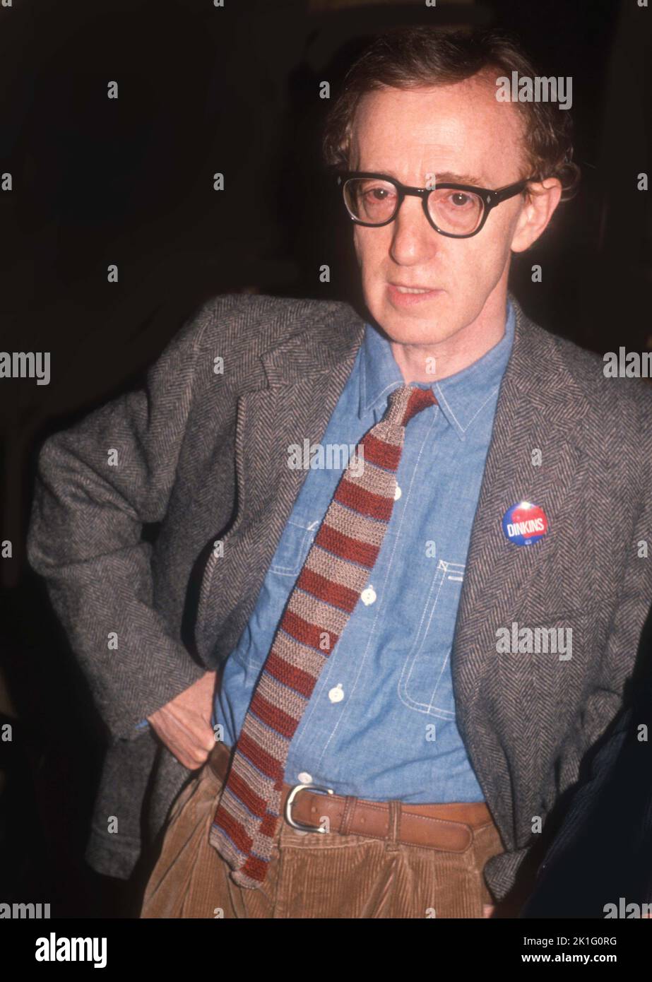 **FOTO FILE** Woody Allen si ritira da Filmmaking. #Woody Allen 1982 Foto di John BarrettPHOTOlink.net / MediaPunch Foto Stock