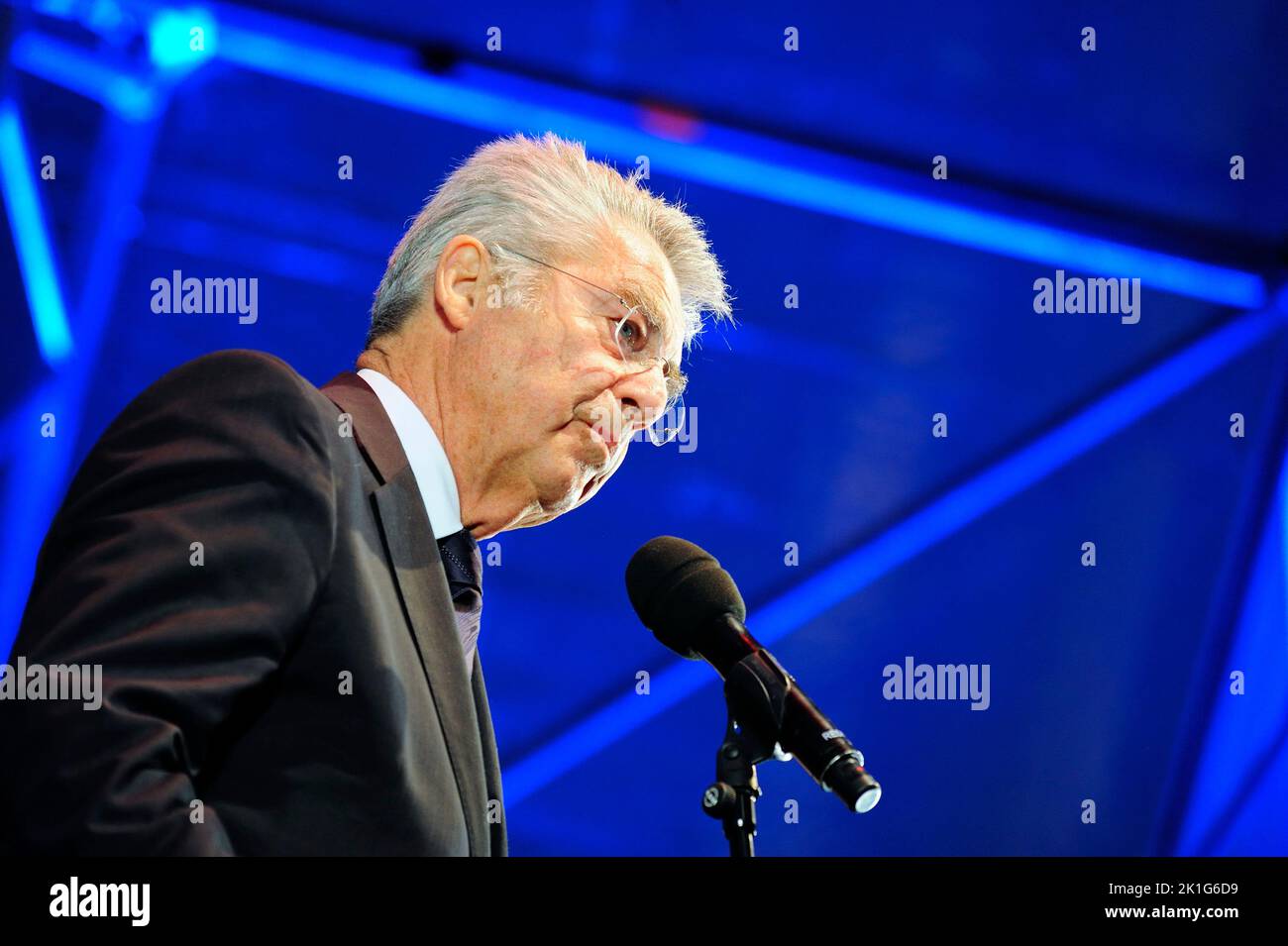 Vienna, Austria. 08 maggio 2015. Heinz Fischer, Presidente federale della Repubblica d'Austria dal 2004 al 2016 Foto Stock