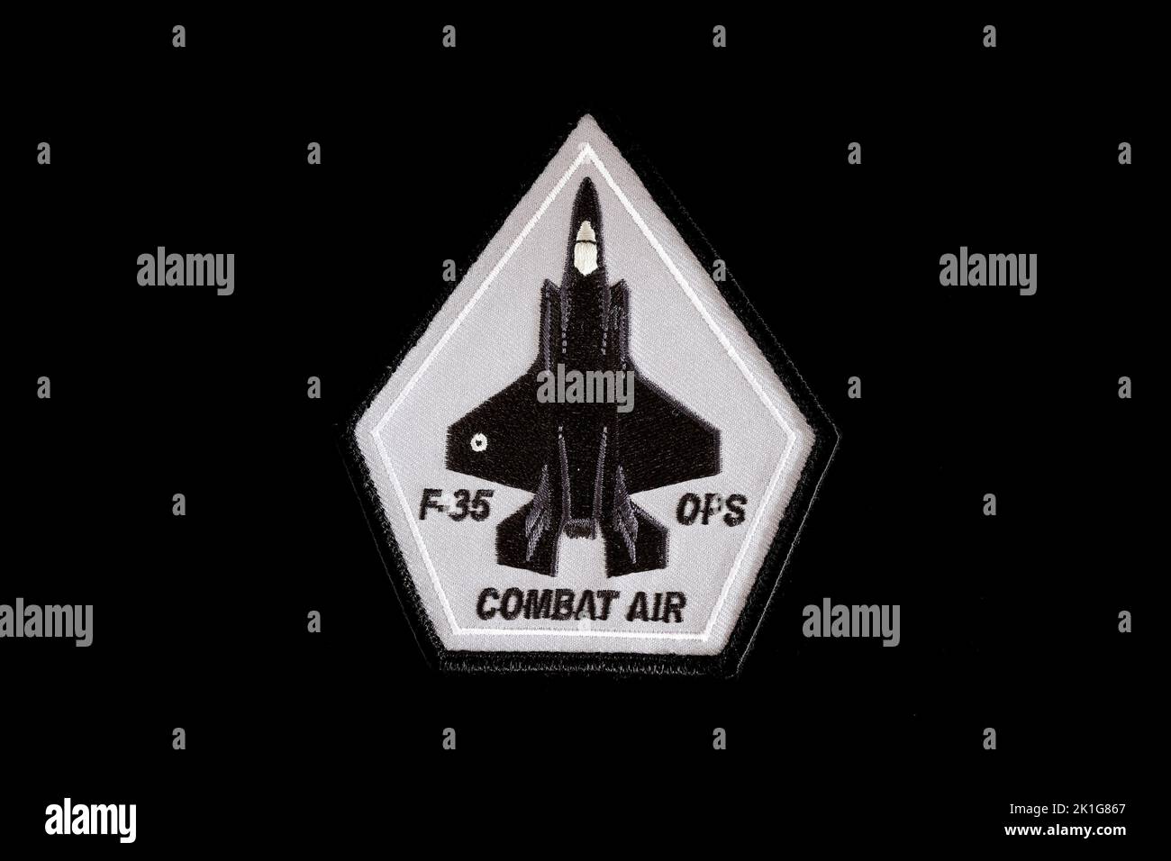 Patch F-35B Lightning II Combat Air Ops Foto Stock
