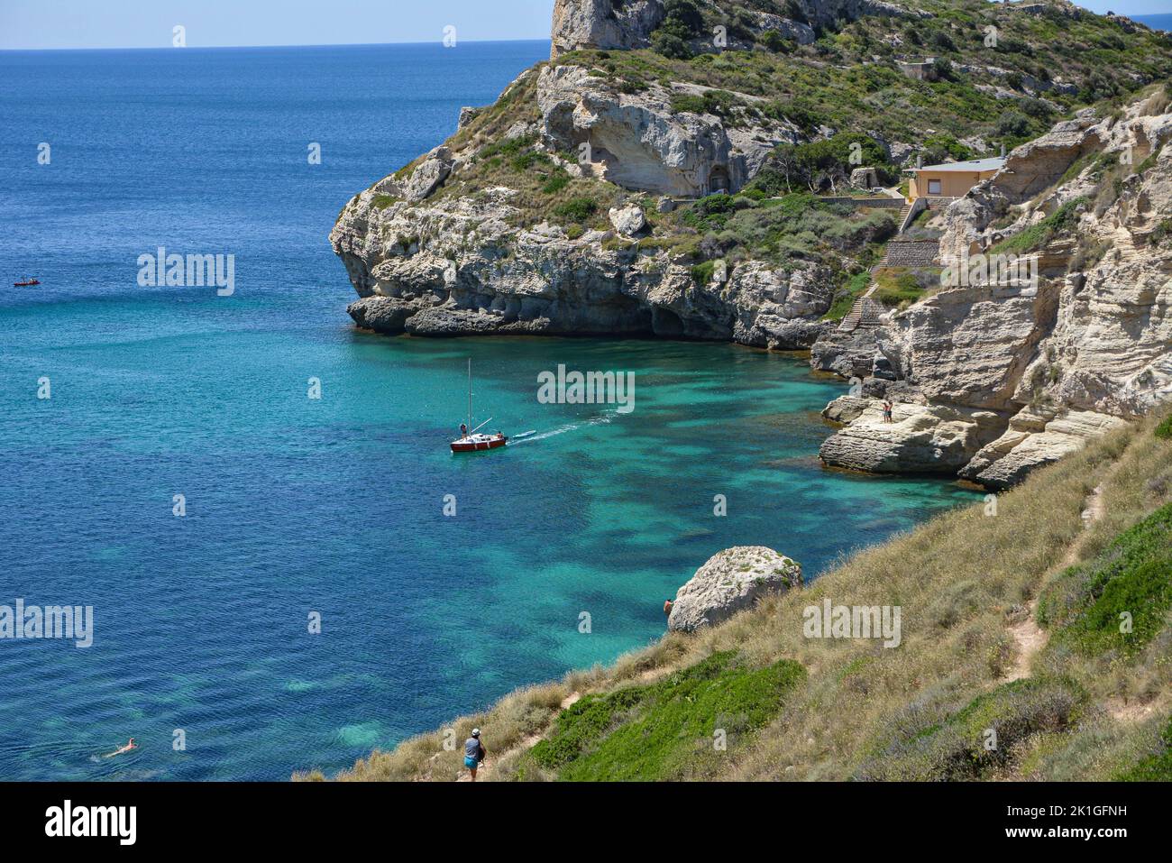 cala fighera - sardegna Foto Stock