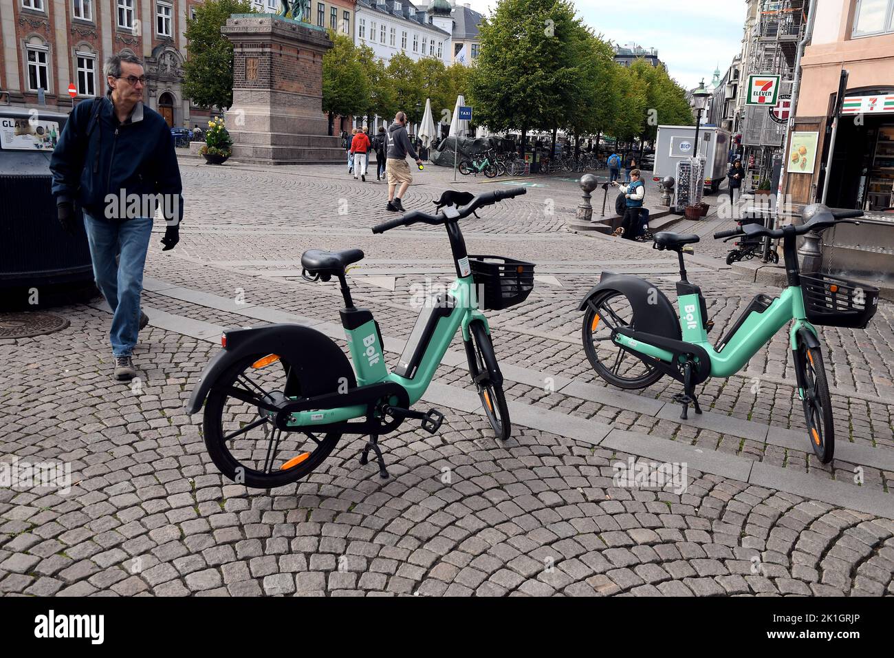 Copenhagen -Danimarca -18 Septmeber 2022-e-bolt bike o bici elettriche bolt in Copenagen Danimarca. (Foto..Francis Joseph Dean / Foto di Dean) Foto Stock