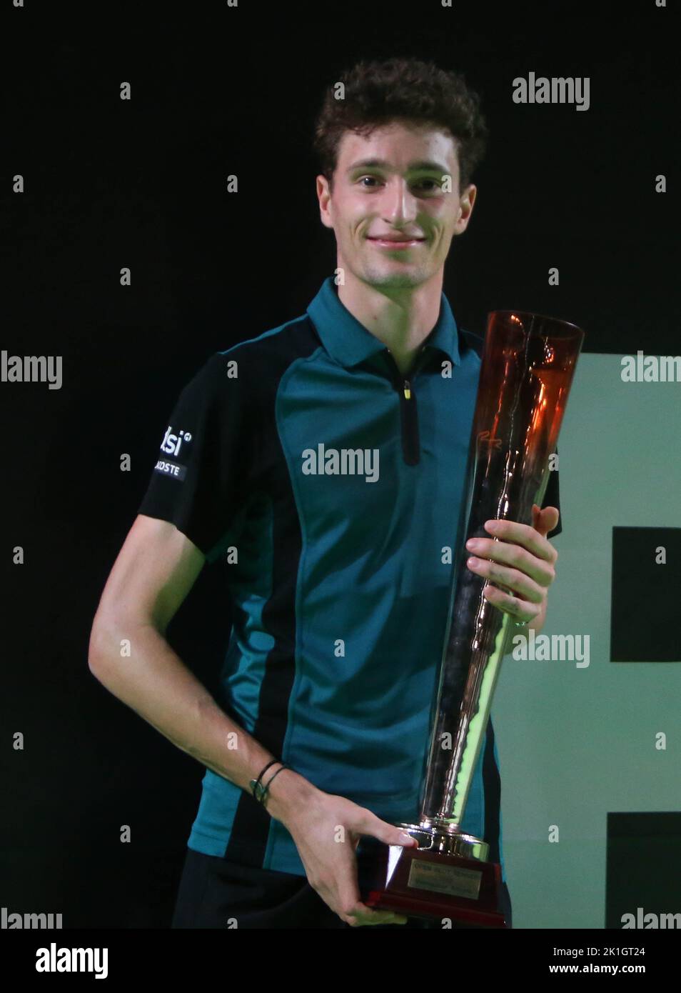 Ugo Humbert di Francia durante l'Open de Rennes 2022, torneo di tennis ATP Challenger il 18 settembre 2022 allo stadio le Liberte di Rennes, Francia - Foto Laurent Lairys / DPPI Foto Stock