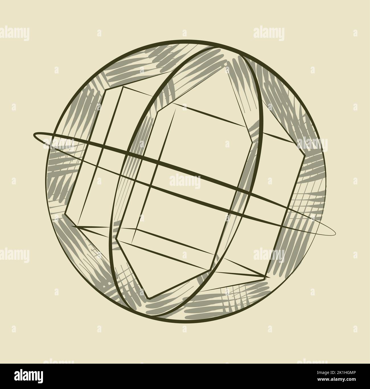 Concetto Italiano rinascimentale Illustrazione Vettoriale