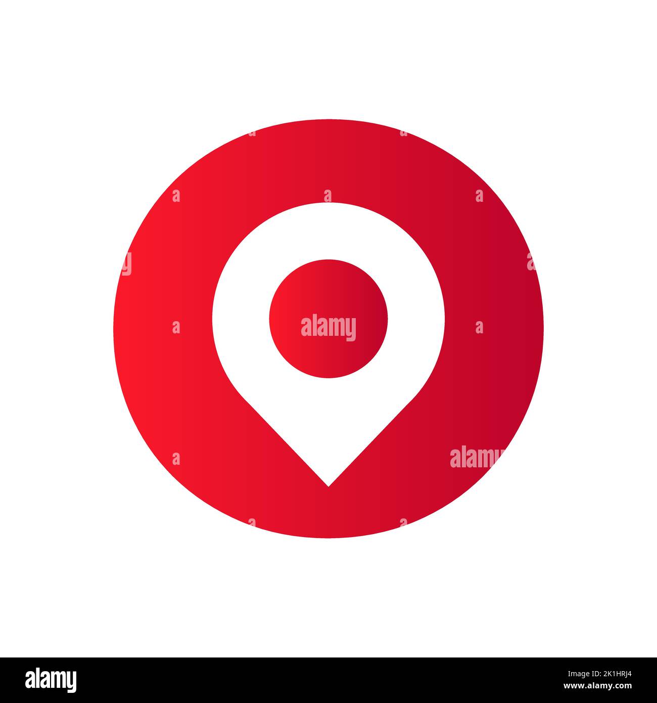 Lettera o posizione Logo Design Sign. Concetto di icona di posizione con alfabeto per modello vettoriale simbolo di direzione della strada Illustrazione Vettoriale