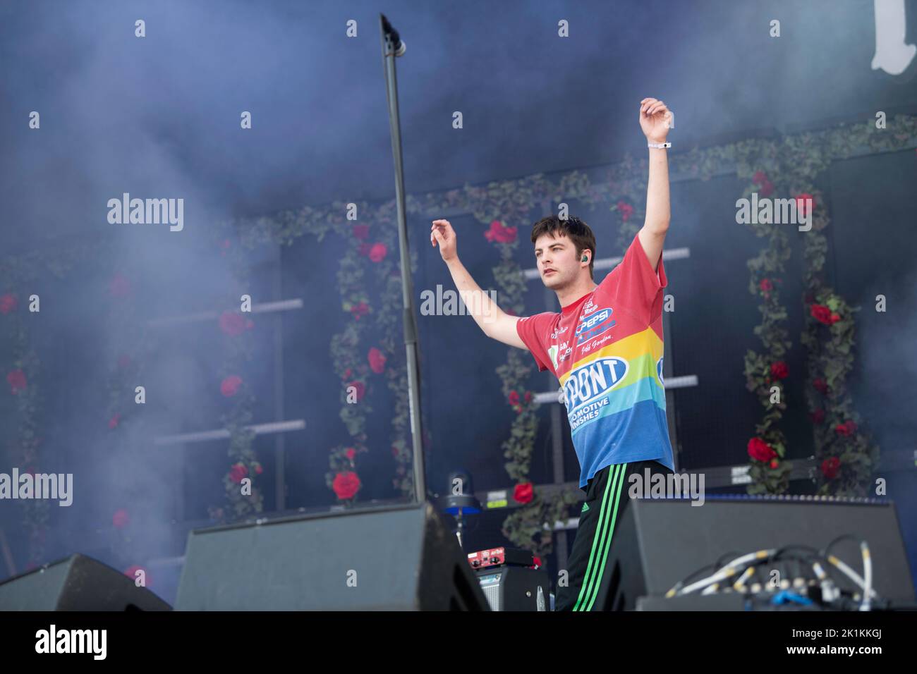 Band rock irlandese da Dublino a Berlino, che si esibisce al Tempelhof Sounds festival Foto Stock