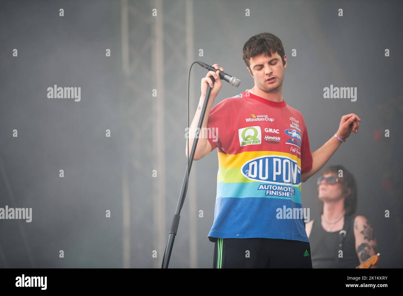 Band rock irlandese da Dublino a Berlino, che si esibisce al Tempelhof Sounds festival Foto Stock