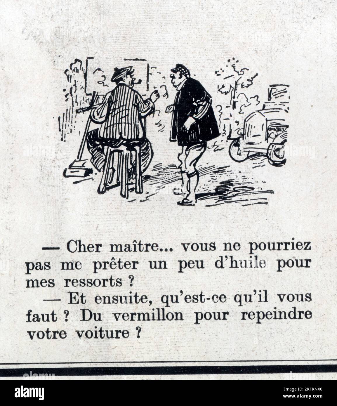 Une histoire drôle Illustrée, Francia, 1929 Foto Stock