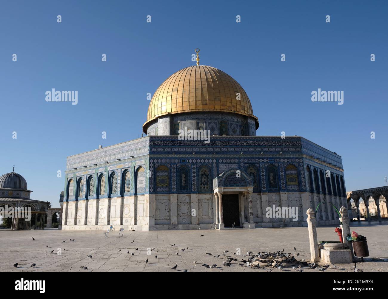 Moschea al-Aqsa sul Monte Tempio a Gerusalemme Foto Stock