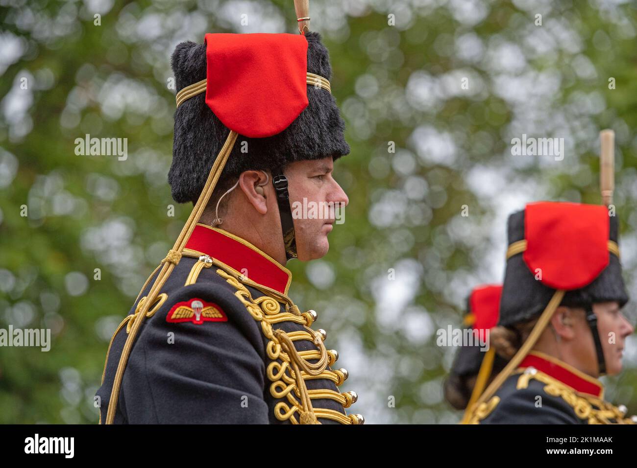 Funerale statale della regina Elisabetta II, Londra, Regno Unito. 19th Set, 2022. Credit: Phil Rees/Alamy Live News Foto Stock