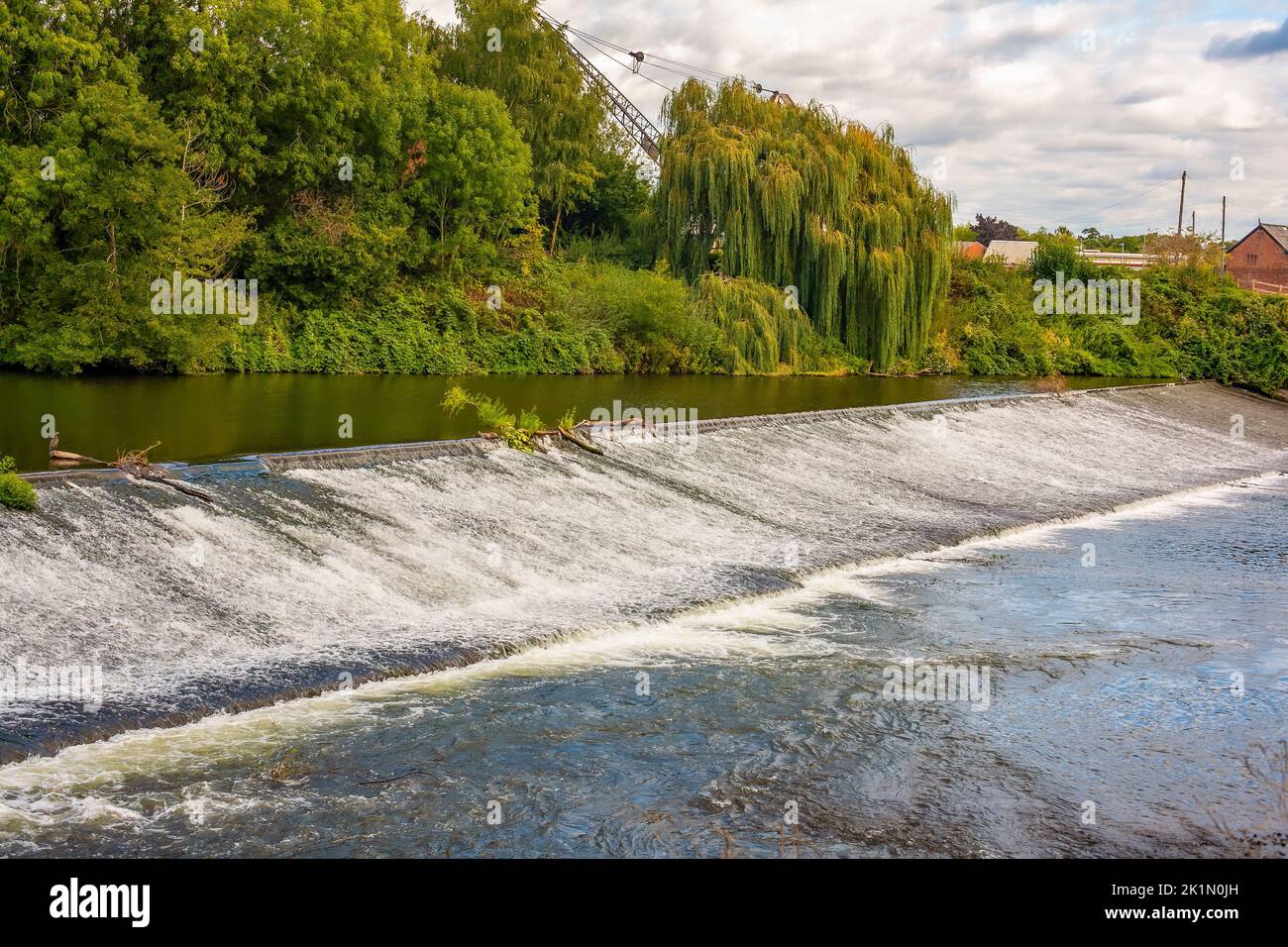 Il fiume Severn Worcester Worcestershire Foto Stock