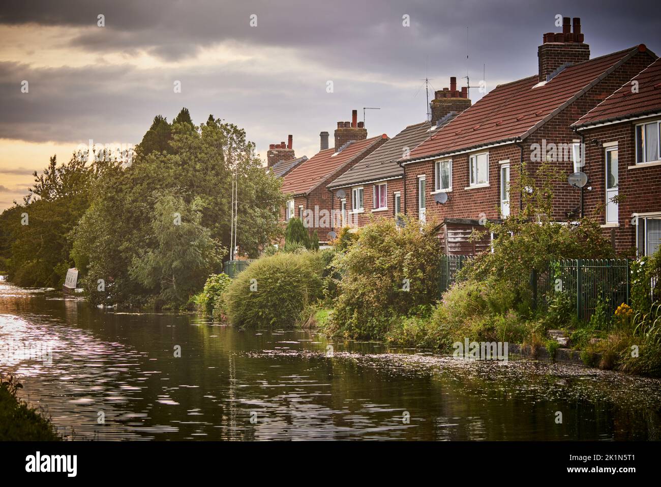 Bridgewater canale ad Astley, GTR Manchester Foto Stock