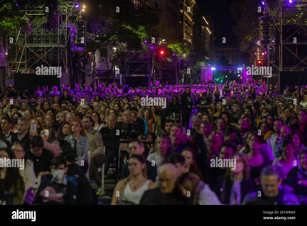 Buenos Aires, Argentina. 17th settembre 2022. Pubblico alla Coppa del mondo di Tango 2022. Foto Stock