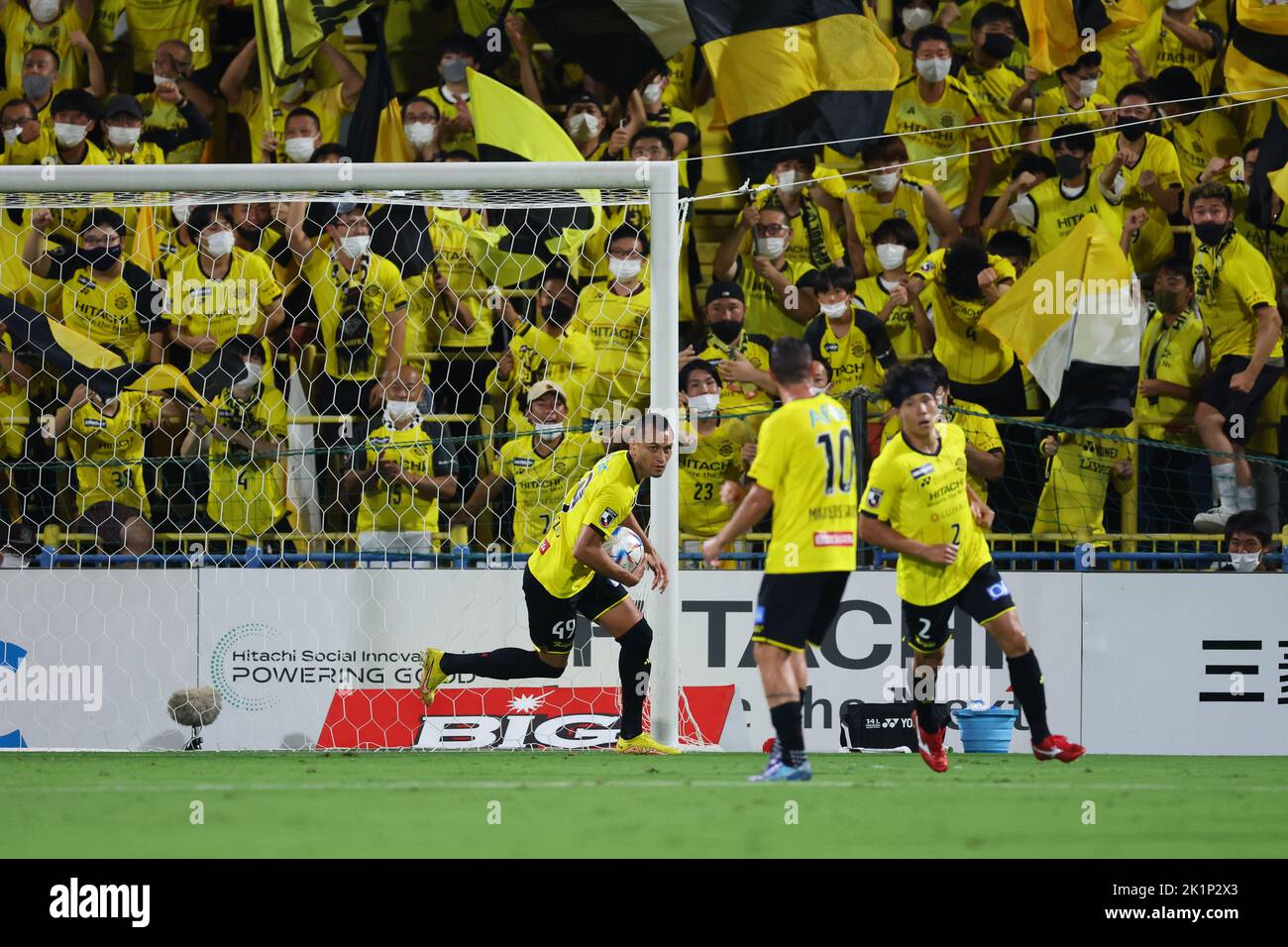 Stadio Sankyo Frontier Kashiwa, Chiba, Giappone. 17th Set, 2022. Douglas (Reysol), 17 SETTEMBRE 2022 - Calcio/Calcio : 2022 J1 incontro di Lega tra Kashiwa Reysol 1-1 Kawasaki Frontale al Sankyo Frontier Kashiwa Stadium, Chiba, Giappone. Credit: Naoki Morita/AFLO SPORT/Alamy Live News Foto Stock