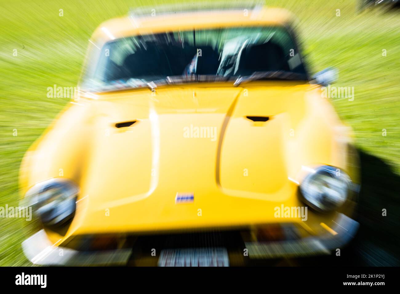 Auto sportiva TVR al salone di auto sportiva 'British Invasion' di Stowe, Vermont, USA. Foto Stock