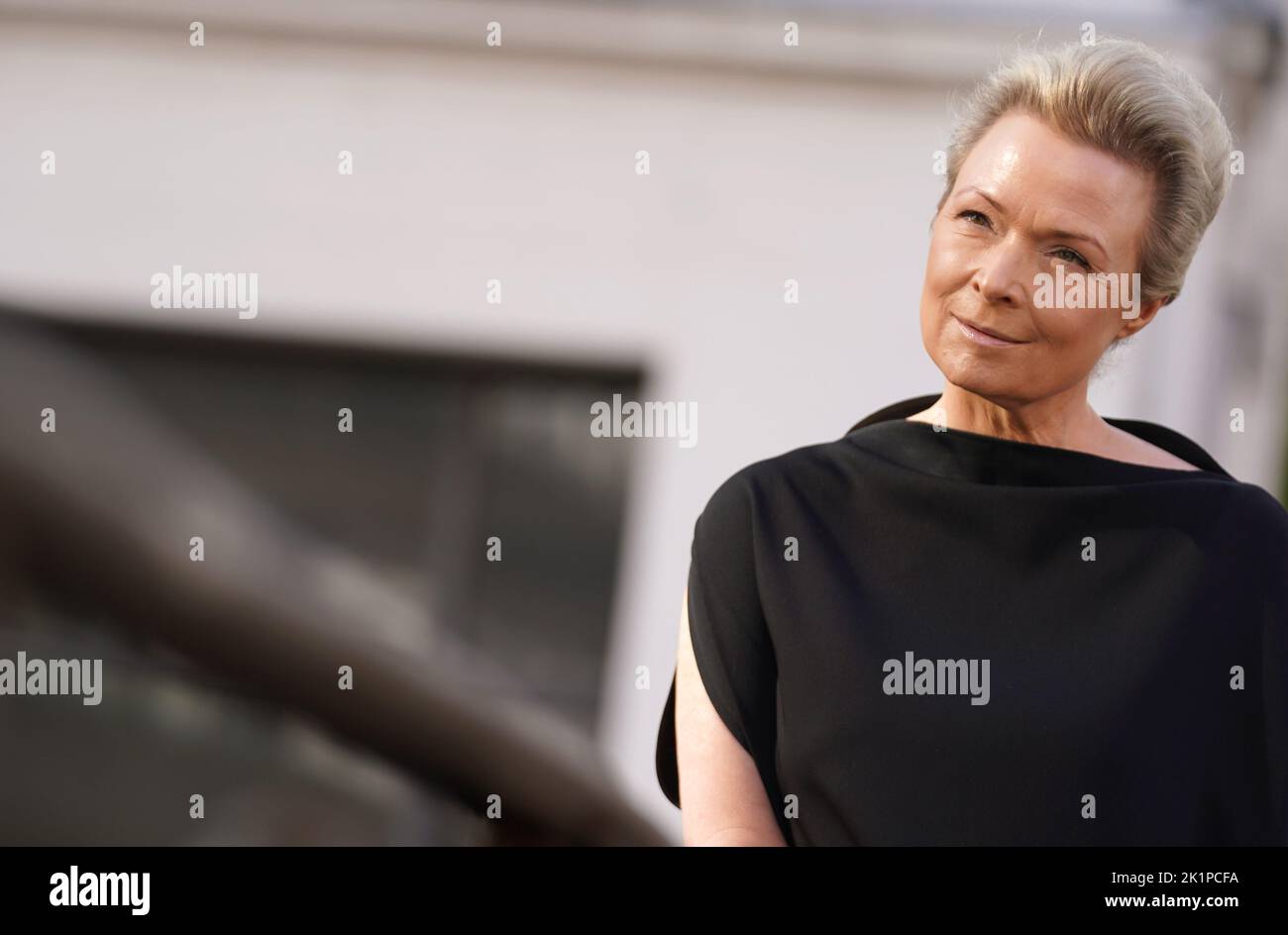 Amburgo, Germania. 19th Set, 2022. ESCLUSIVO - l'autore danese Helle Helle, fotografato durante una foto al Festival letterario di Harbour Front. Credit: Marcus Brandt/dpa/Alamy Live News Foto Stock