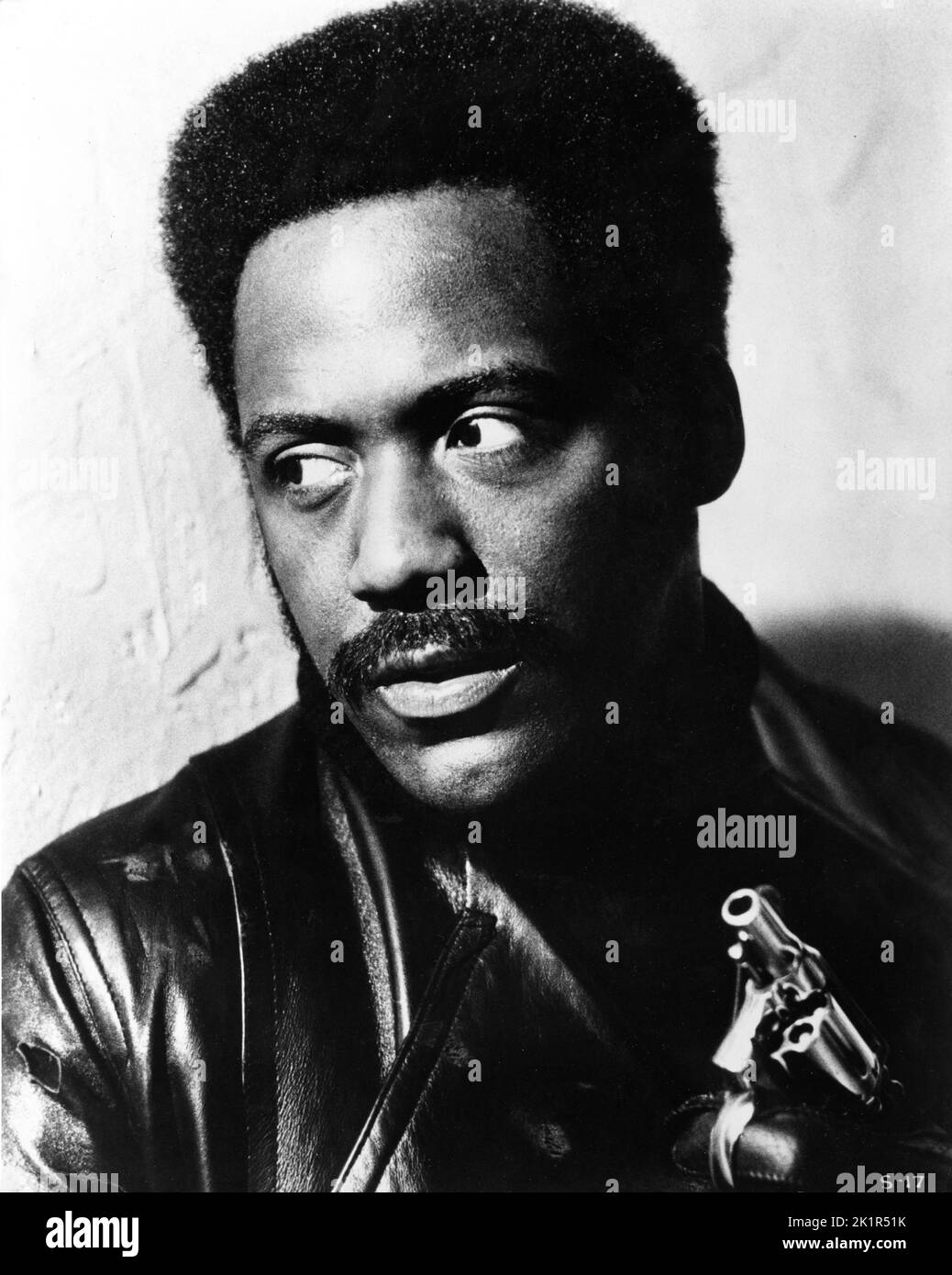 RICHARD ROUNDTREE Ritratto come occhio privato John Shaft in SHAFT 1971 regista GORDON PARCHI romanzo Ernest Tidyman sceneggiatura Ernest Tidyman e John D.F. Musica nera Isaac Hayes e J.J. Johnson Shaft Productions / Metro Goldwyn Mayer Foto Stock